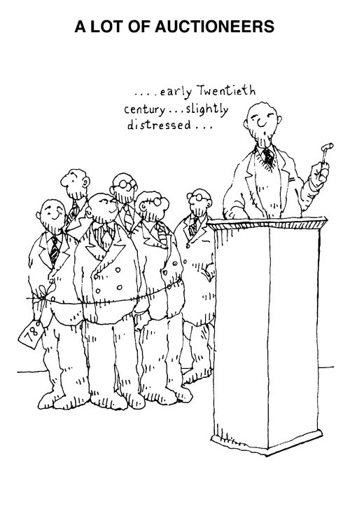 A lot of auctioneers