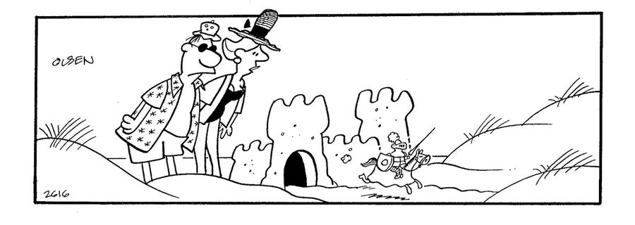 Knight of the sandcastle.