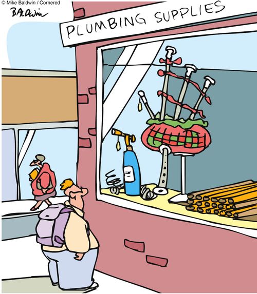 Plumbing supplies.