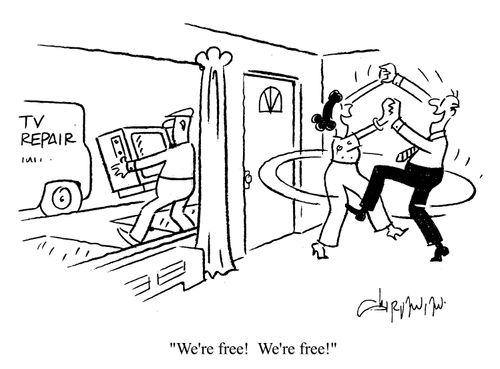 'We're free!  We're free!'