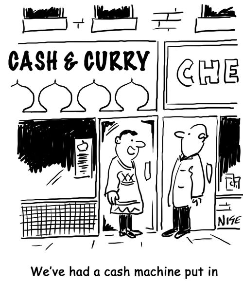 'We've had a cash machine put in.'