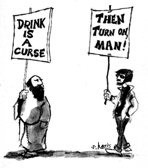 Drink is a curse.