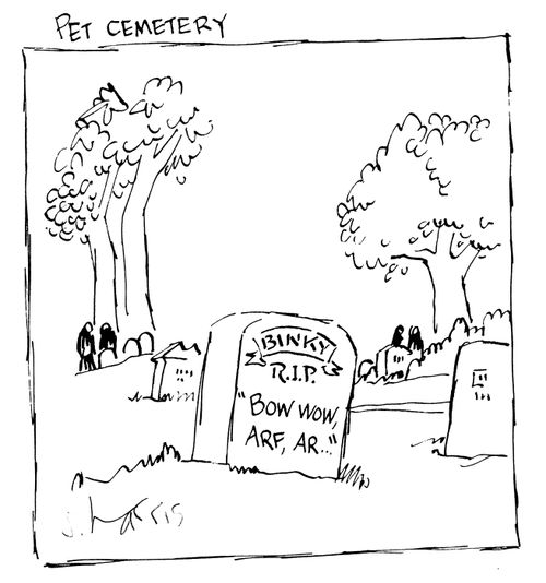 Pet Cemetery.