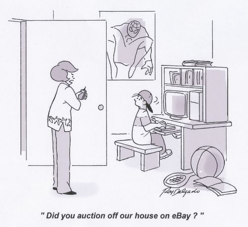 'Did you auction off our house on eBay?'