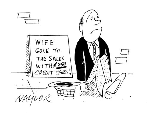 Wife Gone To The Sales With ?250 Credit Card.