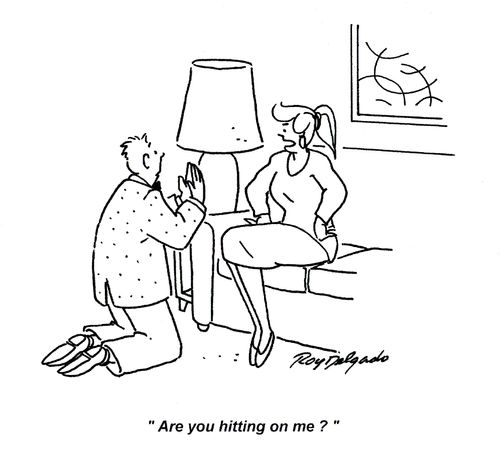 'Are you hitting on me?'