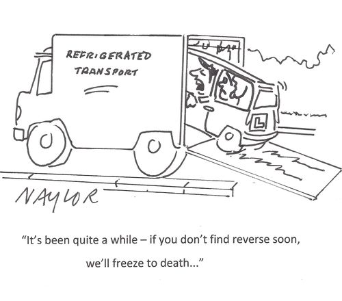 'It's been quite a while  if you don't find reverse soon, we'll freeze to death...'
