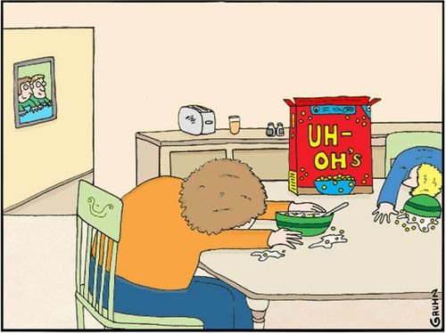 'Uh-ohs' cereal.