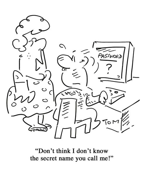 'Don't think I don't know the secret name you call me!'