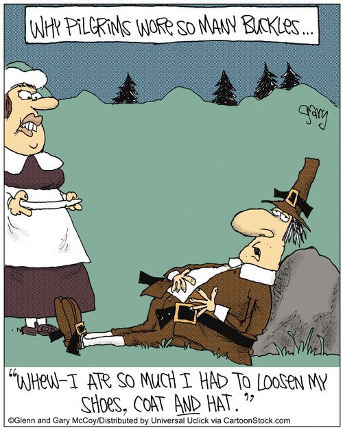 Why Pilgrims wore so many buckles...