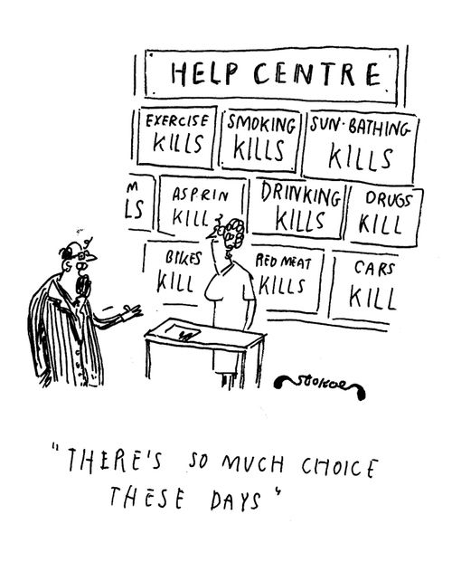 'There's so much choice these days.'