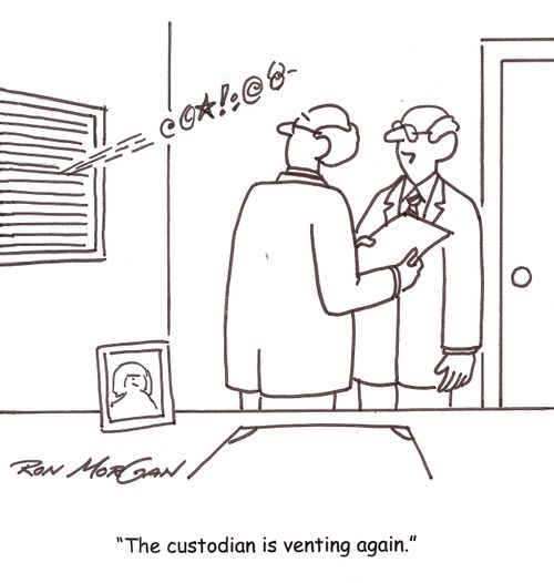 'The custodian is venting again.'