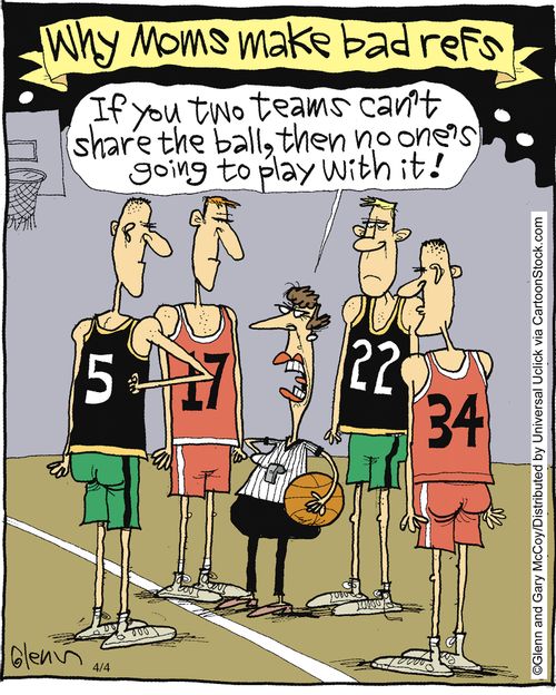Why moms make bad refs.