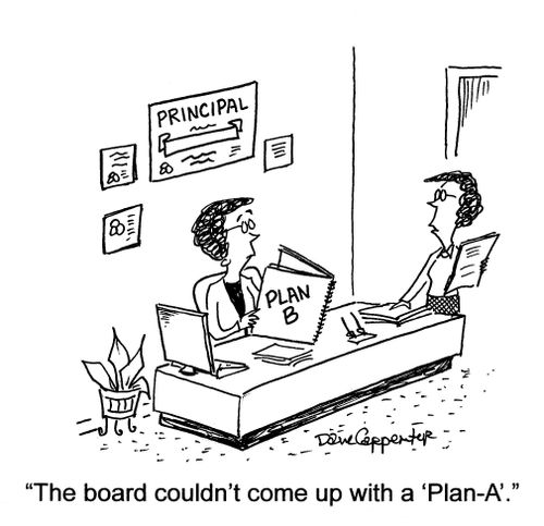 'The board couldn't come up with a 'Plan-A'.'