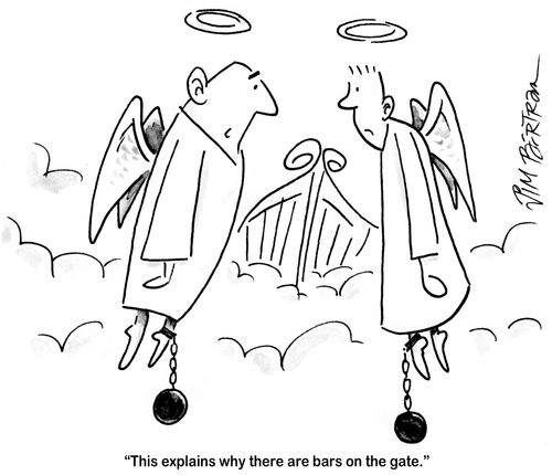 'This explains why there are bars on the gate.'