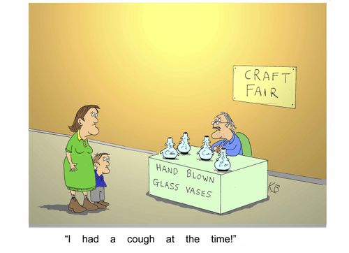 'I had a cough at the time.'