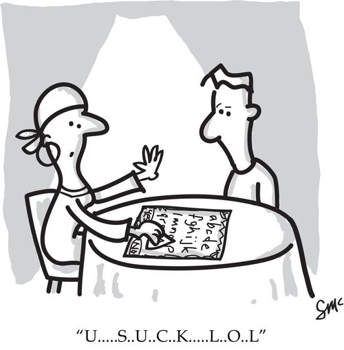 'U. . .S. .U. .C. .K. . . . L. . O. . L.'