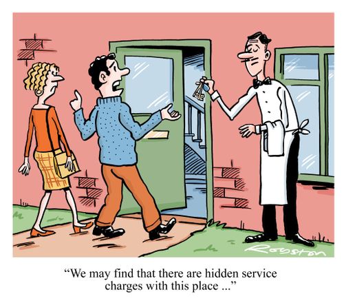 'We may find that there are hidden service charges with this place ...'