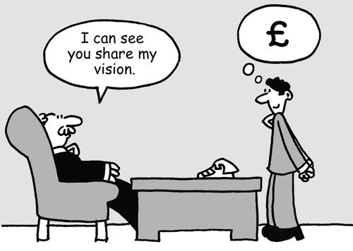 'I can see you share my vision.'
