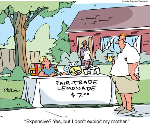 'Expensive? Yes, but I don't exploit my mother.'