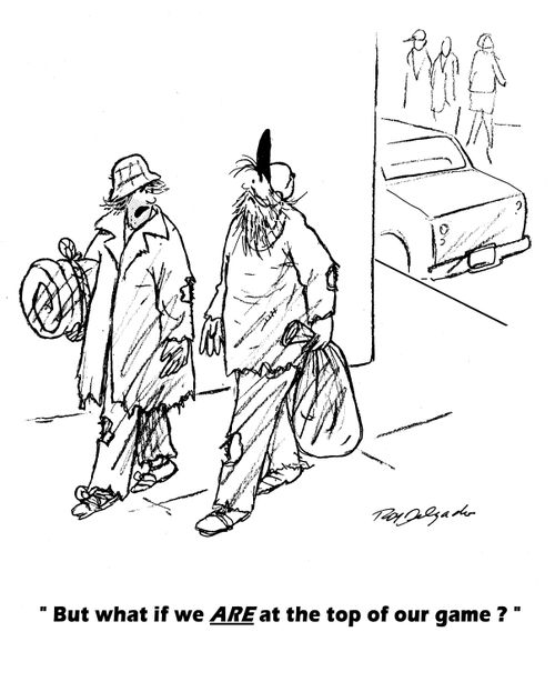 'But what if we are at the top of our game?'
