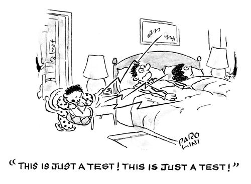 'This is just a test! This is just a test!'