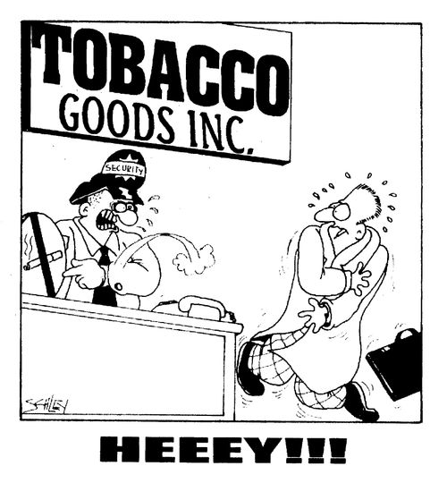 Security Guard Catches Smoker