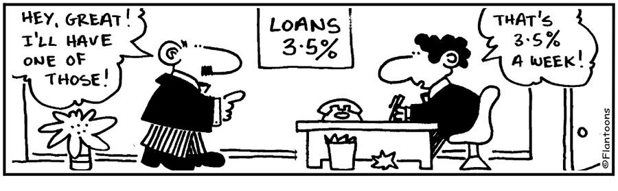 Loans 3.5....yes, that's a week.