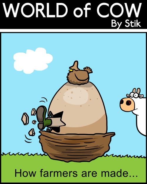 How farmers are made...