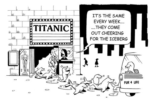 ...They come out cheering for the iceberg.