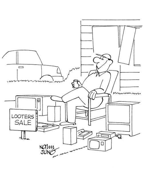 Looter has a garage type sale calling it a Looters Sale