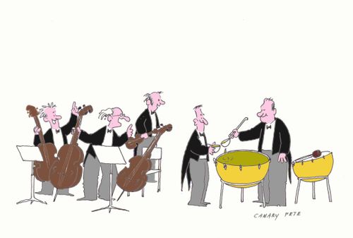 Break for the orchestra.