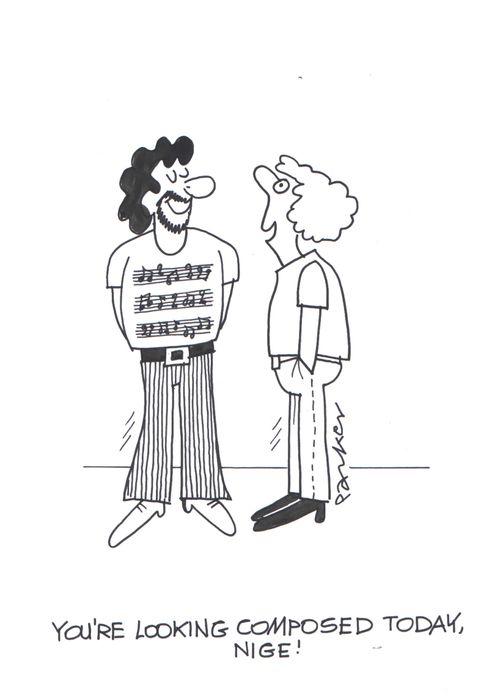 'You're looking composed today,Nigel'