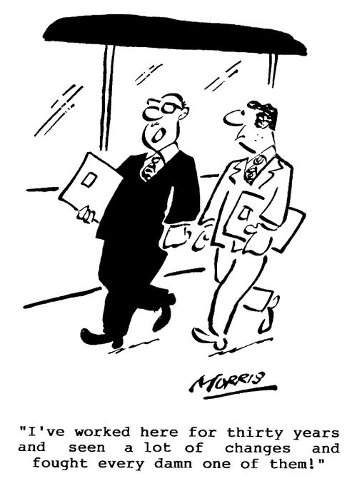 "I've worked here for thirty years..."