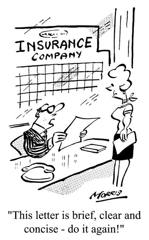 "This letter is brief, clear and concise, do it again!"