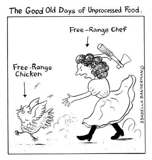 'The good old days of unprocessed food'