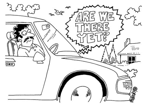 Talking car "Are we there yet?"