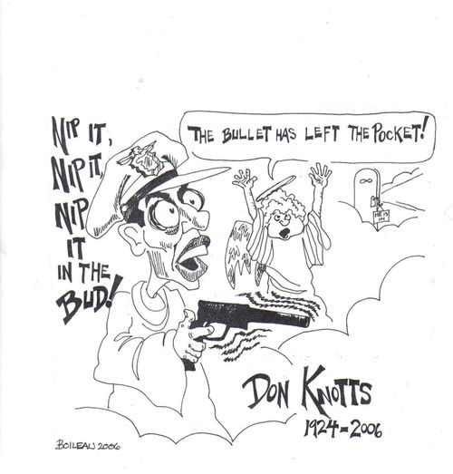 Don Knotts (Barney Fife) arrives in heaven.
