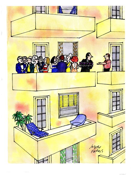 Party on the Balcony.