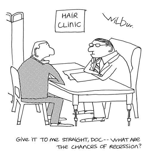 'Give it to me straight, Doc, what are the chances of a recession?'