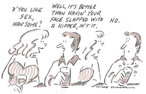 '...better than a slap with a kipper...'