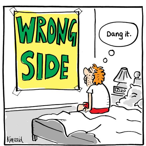 "Dang it."
