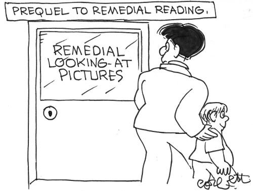 Remedial class: remedial looking at pictures