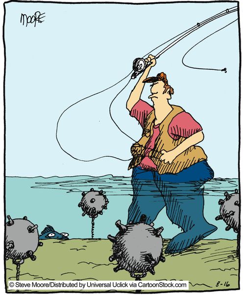 Fishing traps.