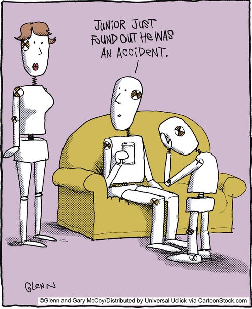 'Junior just found out he was an accident.'