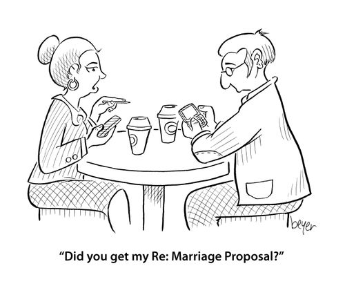 'Did you get my Re: Marriage Proposal' 