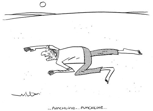 'Punchline... punchline...'