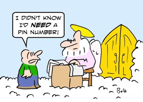 'I didn't know I'd need a PIN number!'