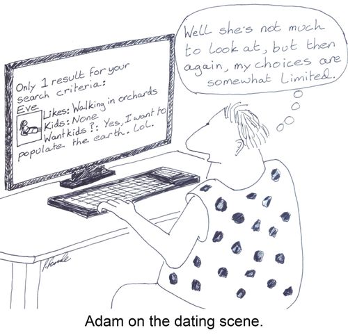 Adam on the dating scene.