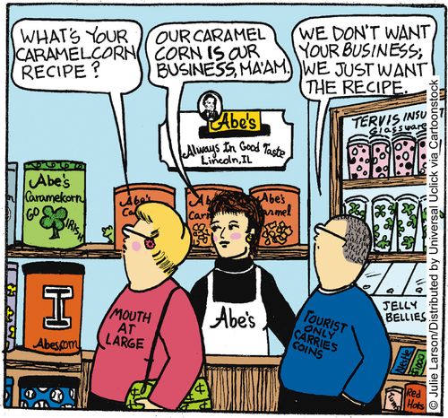 'We don't want your business; we just want the recipe.'